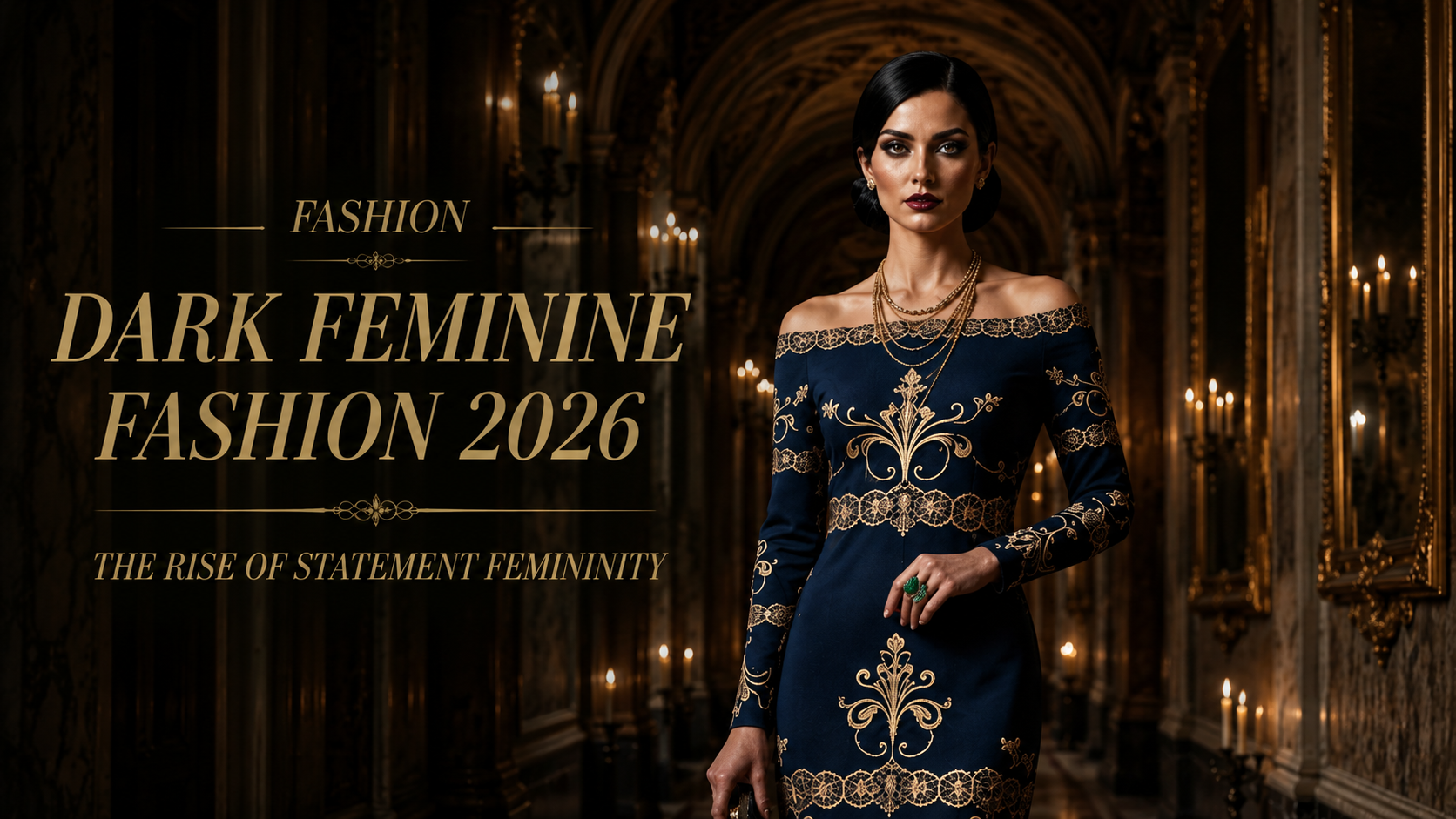 Dark Feminine Fashion 2026: The Rise of Statement Femininity