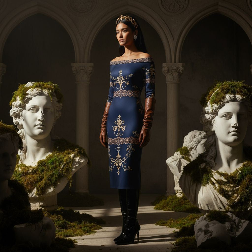 Lady Zorya Women’s Off-The-Shoulder Wrap Dress (XS–6XL) - Angelic Blessings