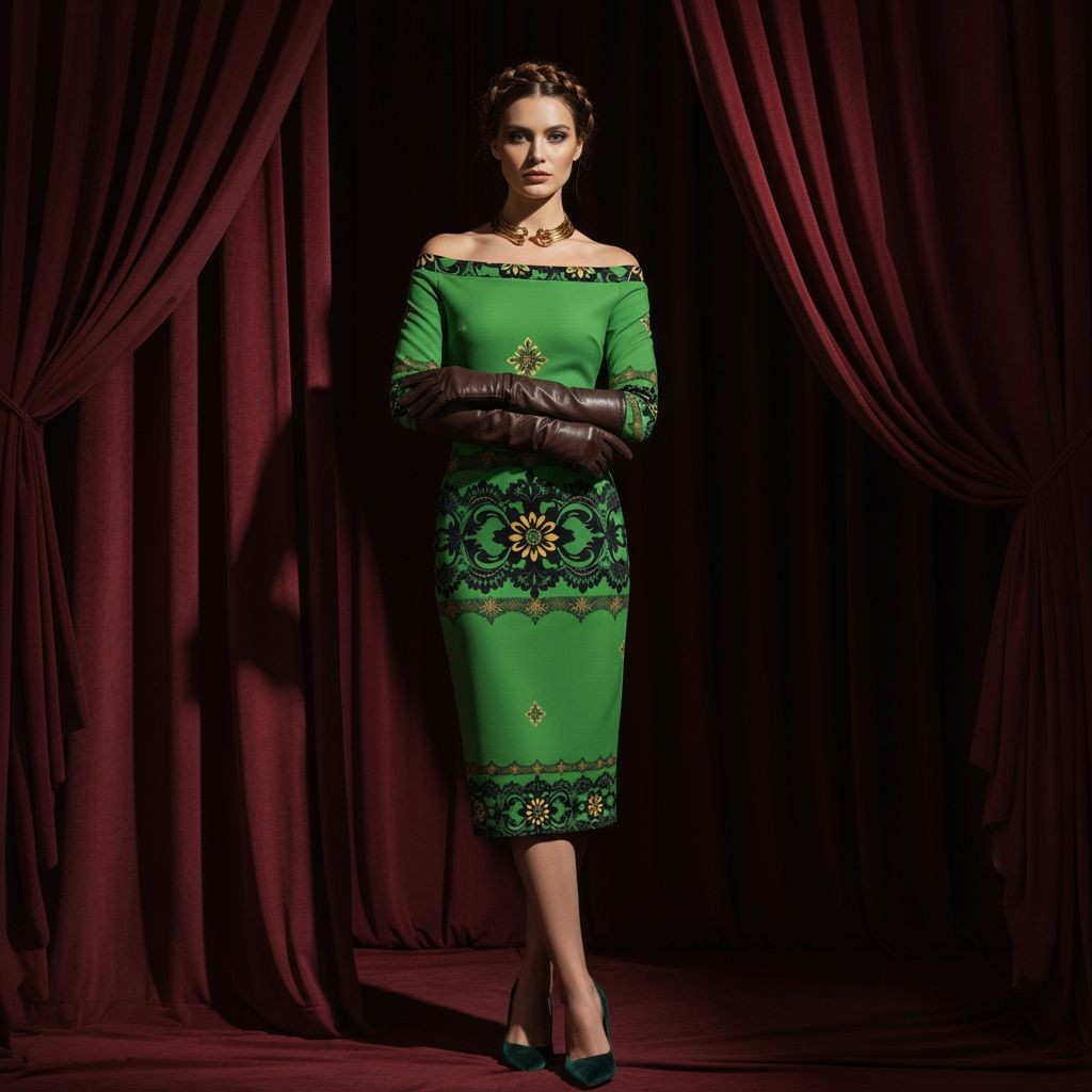  Braemar Women’s Off-The-Shoulder Long Sleeve Midi Bodycon Dress (XS–6XL) 